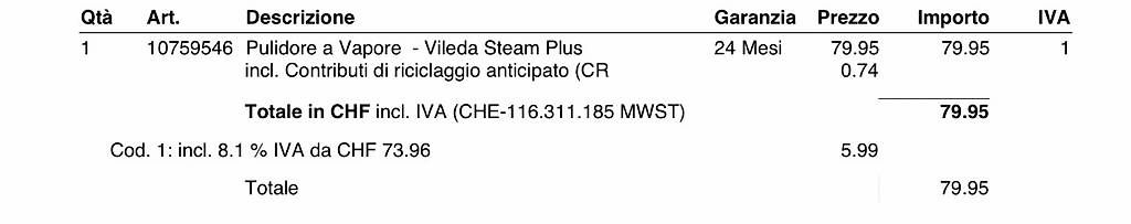 Dampfreiniger: Vileda pulitrice a vapore Steam Plus – Gebraucht aus Mendrisio von esthetic111 4