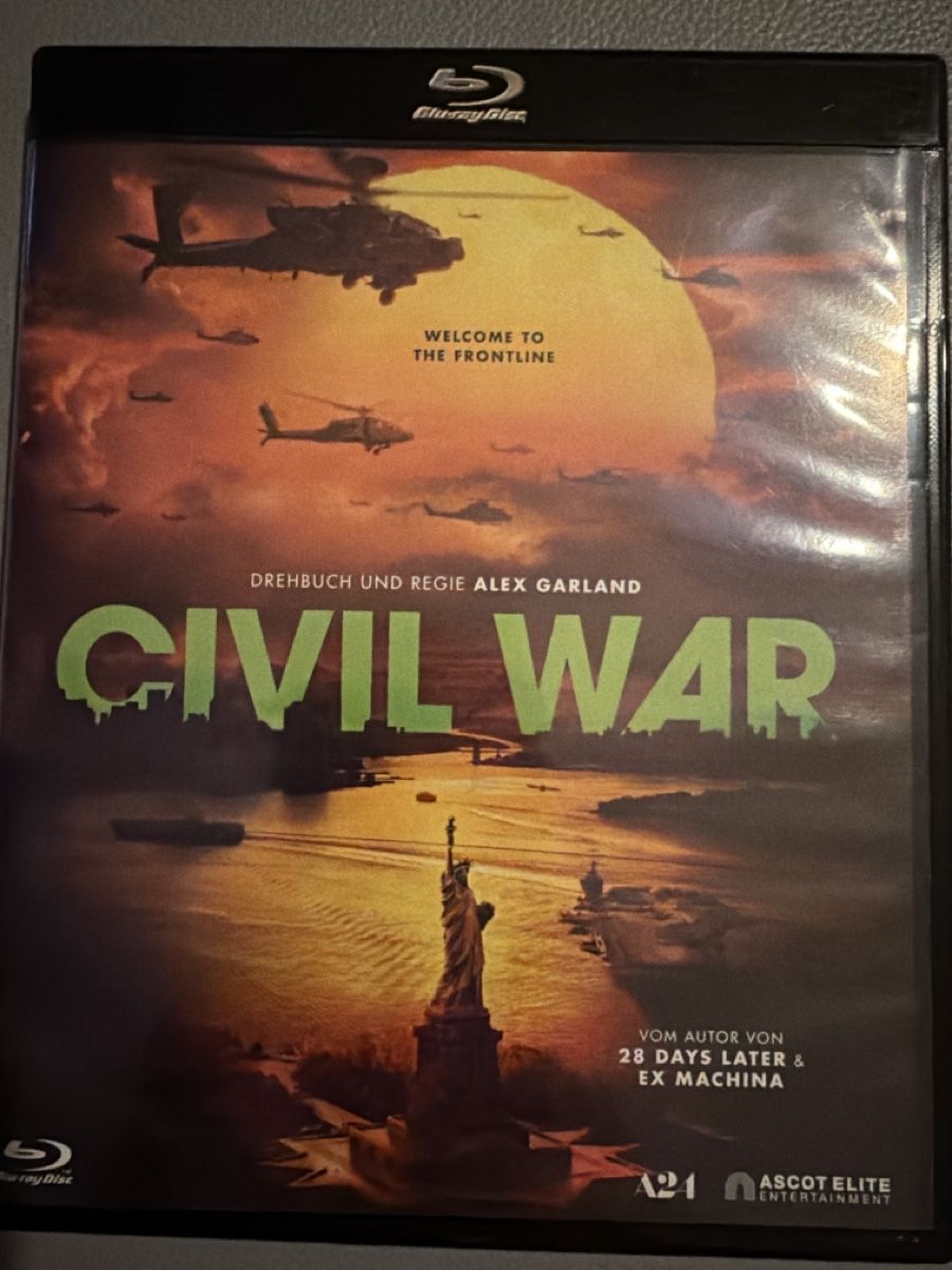 Tutti i DVDs: Civil War Blu-ray  – Usato da Balgach venduto da Dragoon3