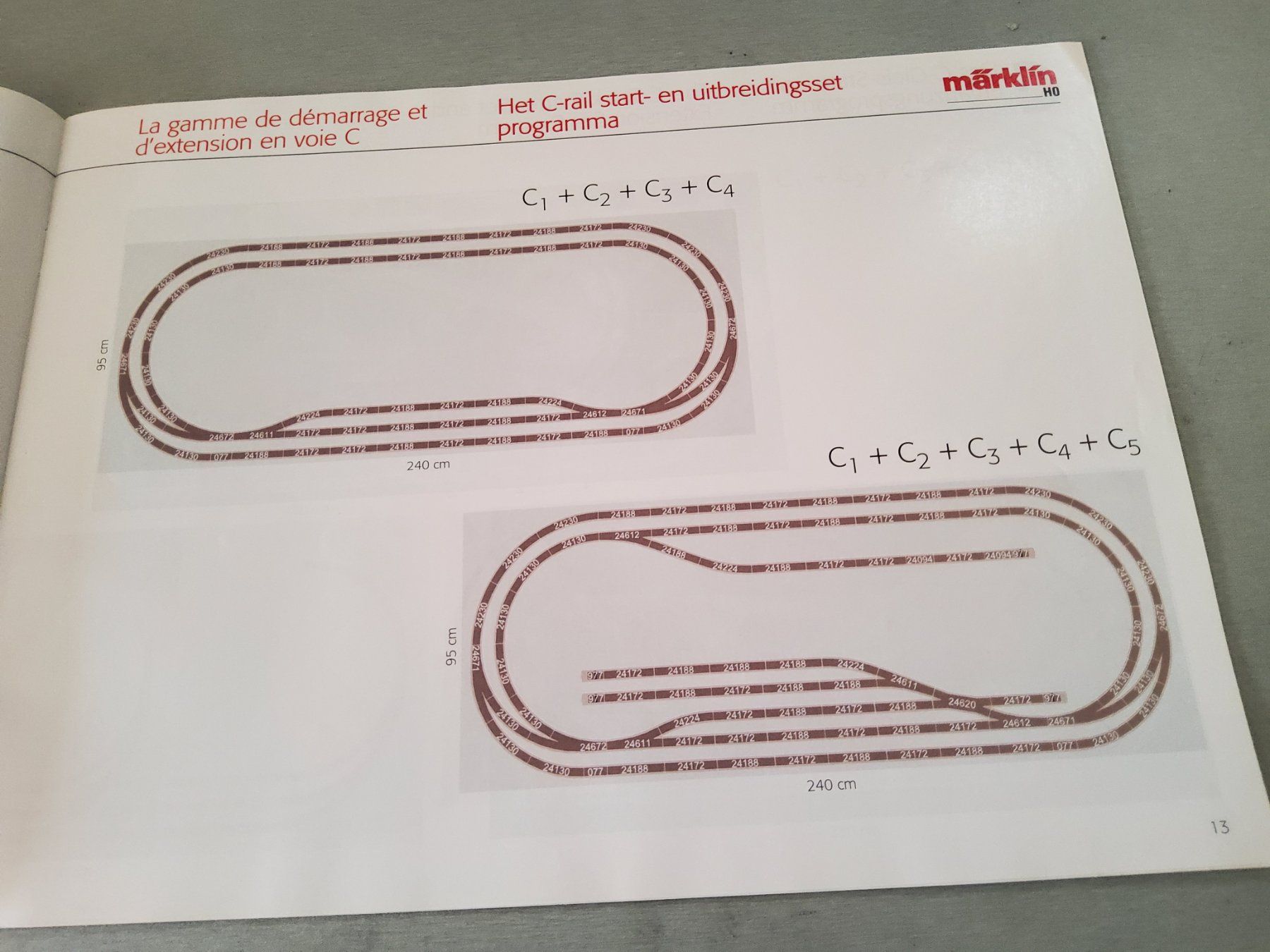 Märklin Modellini di ferrovie: Märklin Broschüre C-Gleispläne H0 – Usato da Grüningen venduto da VENOM59 1
