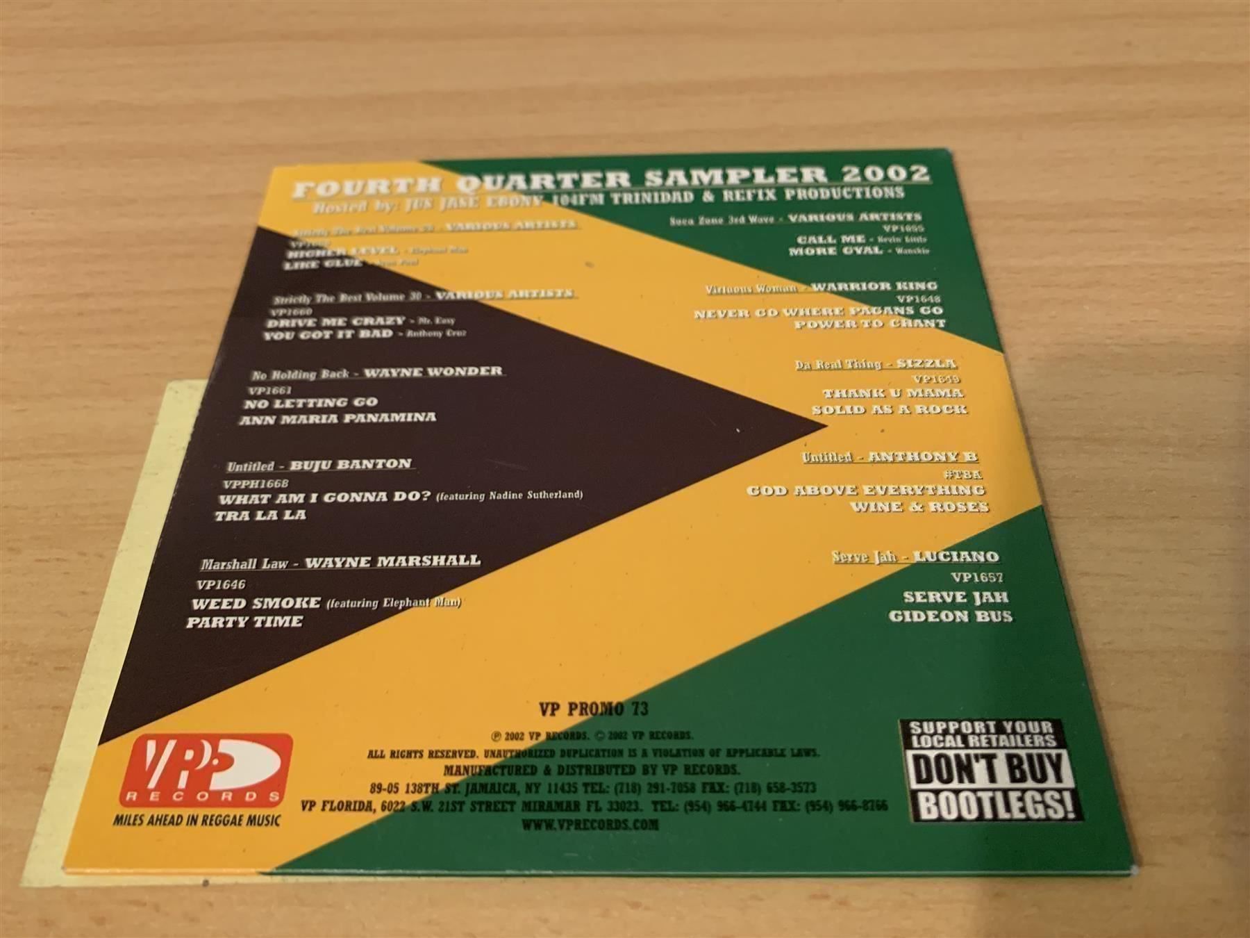 CDs: Fourth Quarter Sampler 2002 – Gebraucht aus Rikon im Tösstal von Alpenmutz 1