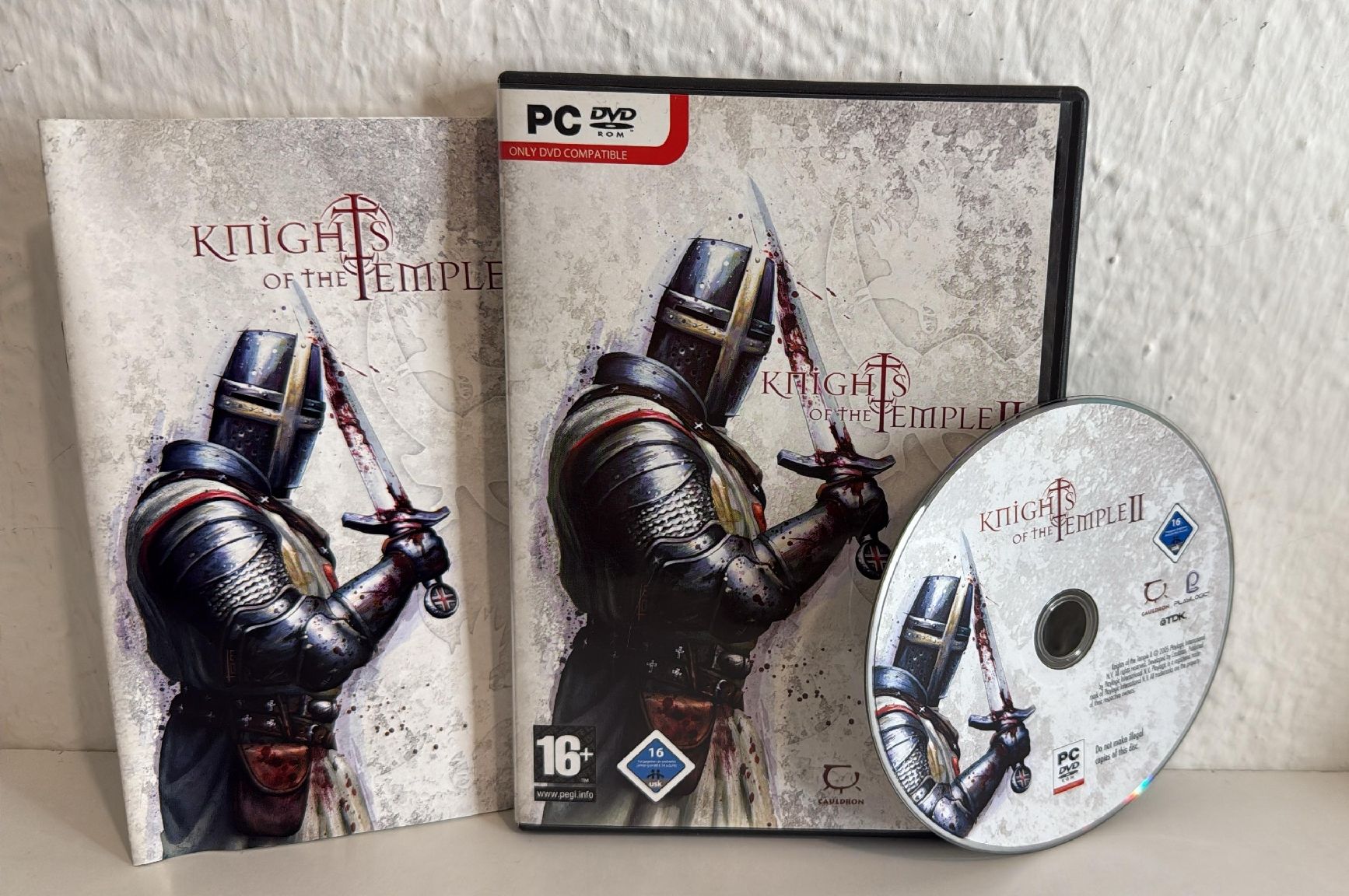 Spiele: Knights of the Temple II PC Game - Top Zustand, komplett – Gebraucht aus Ehrendingen von lax21