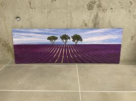 Quadro con lavanda, 90x30 cm come nuovo 