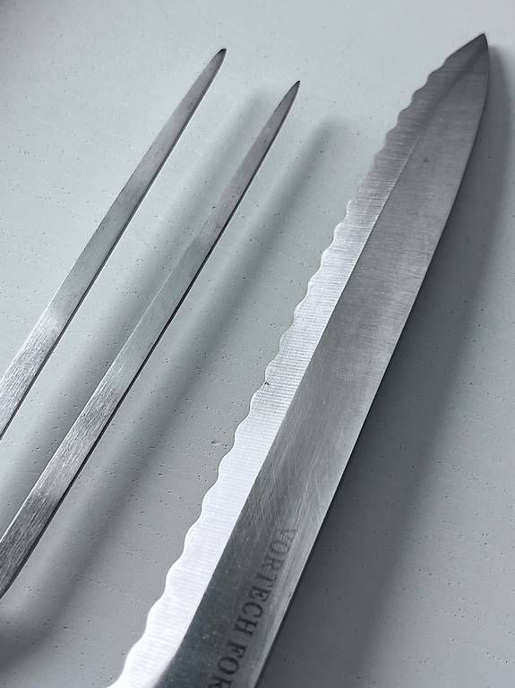 Küchenmesser: Tranchiermesser und Gabel NEU nie gebraucht. – Gebraucht aus Zürich von Ikle00 2