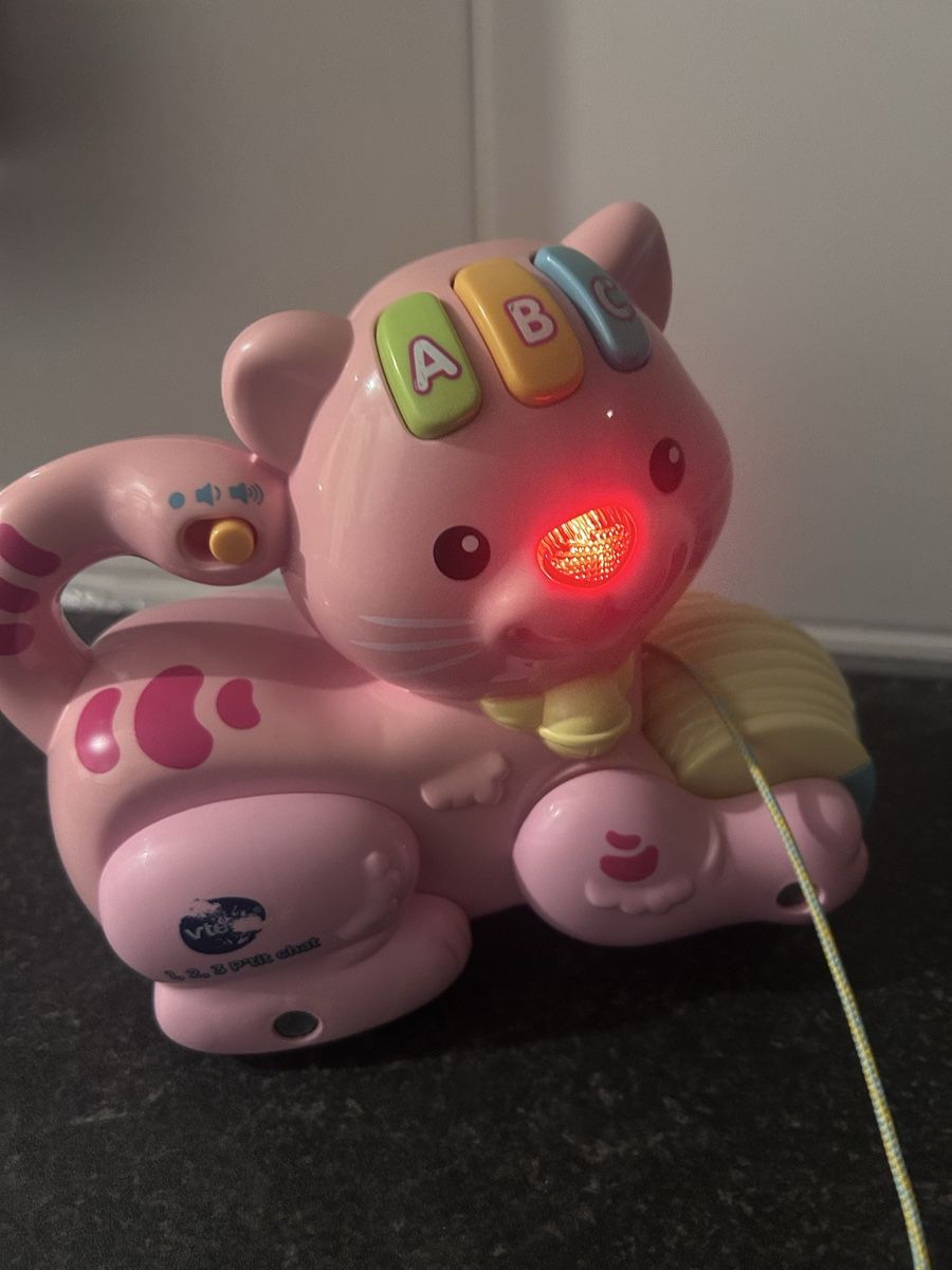Vtech Giocattoli: Vtech 1, 2, 3 P'tit Chat Vtech - Jouet Bébé Interactif! – Usato da Carouge GE venduto da Emilynette 1