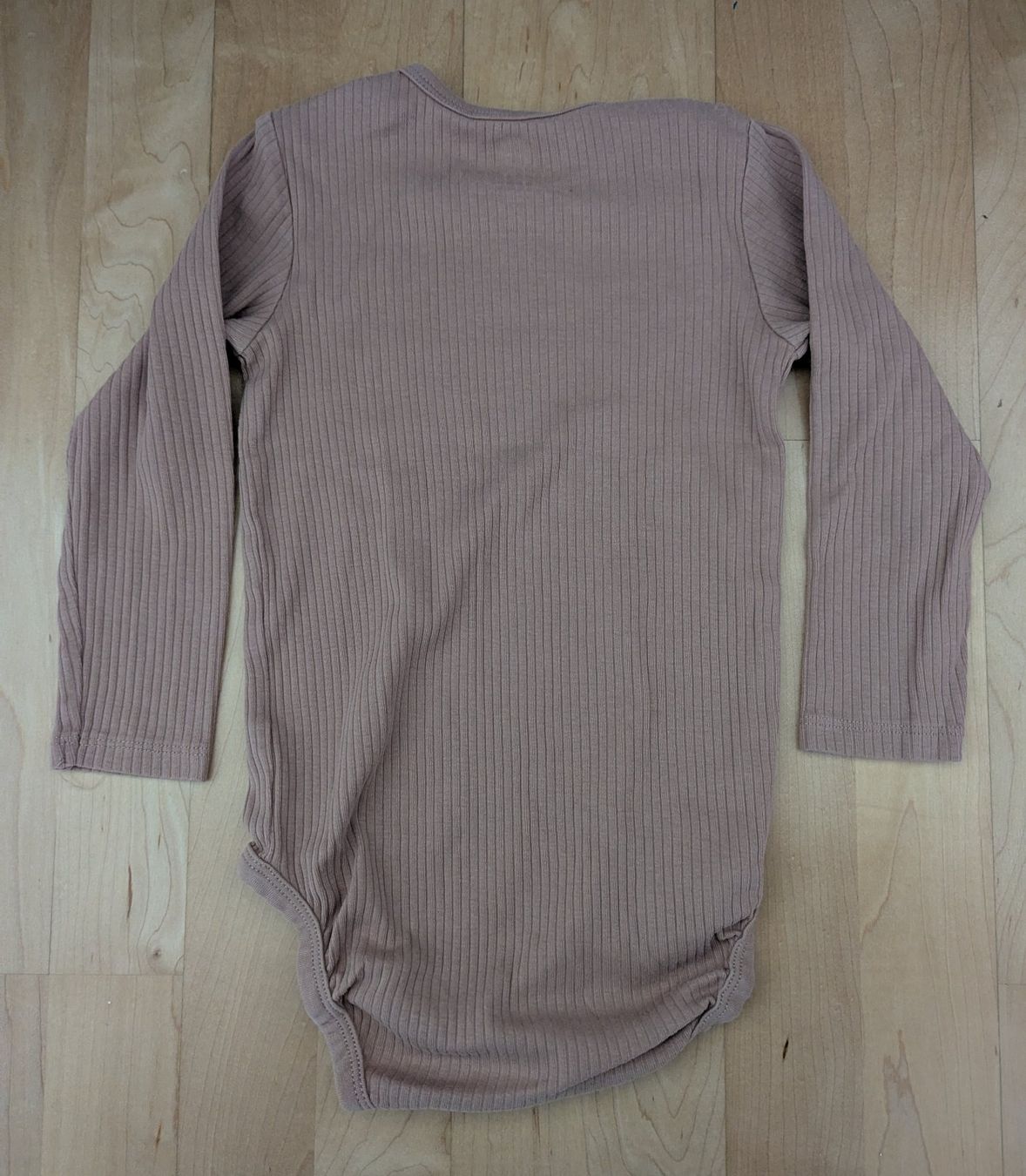H&M Biancheria intima: H&M Langarm-Body Gr. 86 (92) - Altrosa Feinripp Basic – Usato da Uster venduto da petches 3