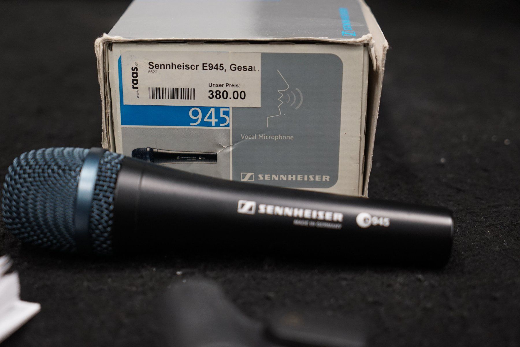 Microfoni: Sennheiser E 945 Hand Gesangs-Mikrofon – Usato da Ortschwaben venduto da Musictrade 2