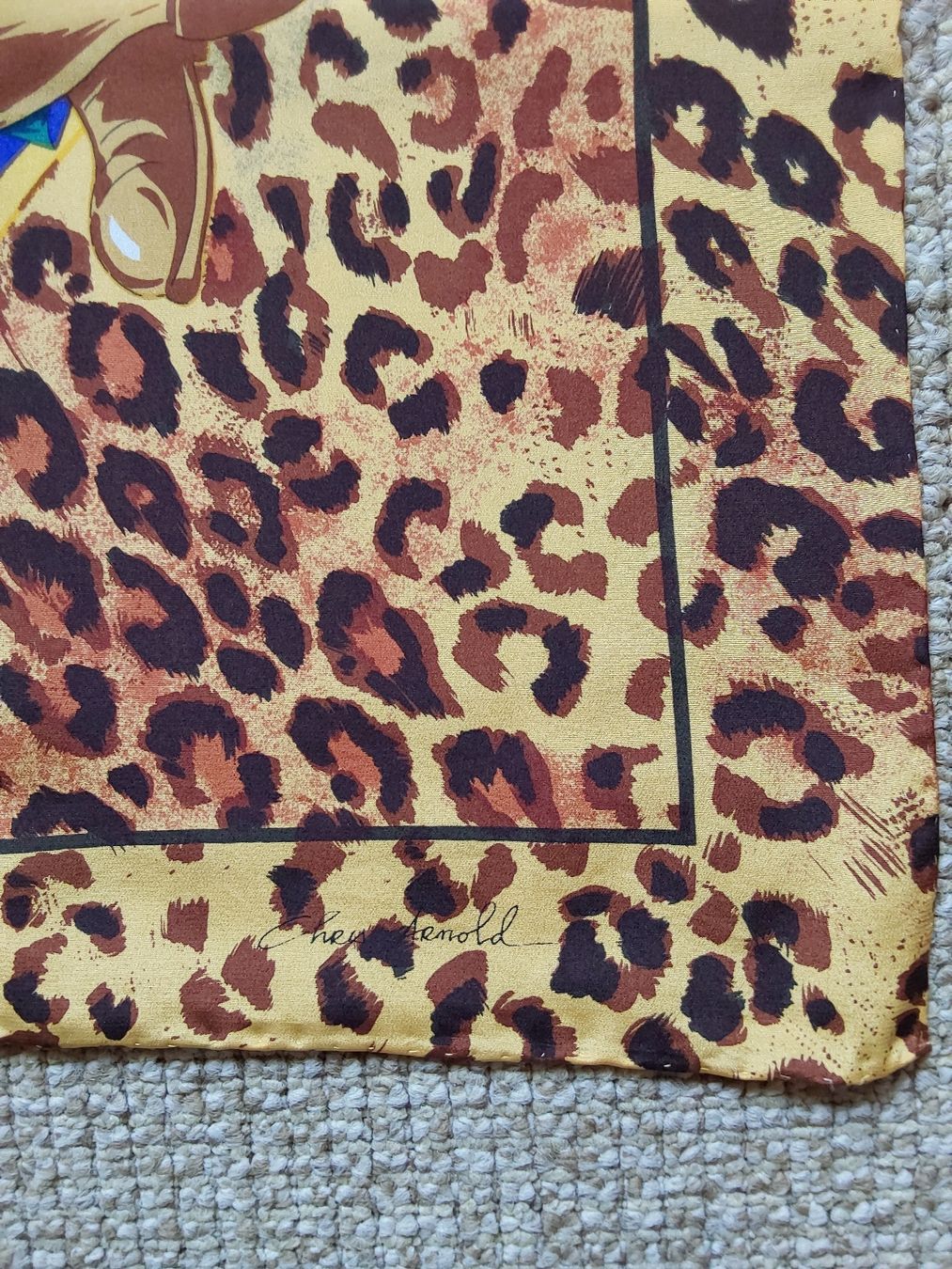 Foulard & Sciarpe:  CHRIS ARNOLD.Foulard 100%  Seide 90x90cm. – Usato da Steinach venduto da Chilli1957 1