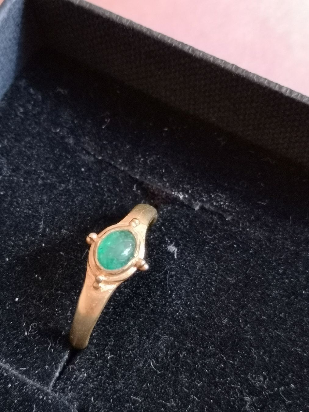 Anelli: Ring Smaragd Emerald 22 Karat gold – Usato da Samedan venduto da sowaw 6