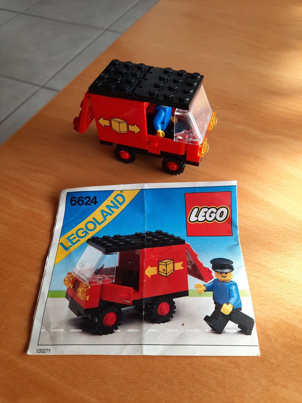 Legoland Baukästen: Legoland 6624 Post-Lieferwagen – Gebraucht aus Guntershausen von Ifroeschli