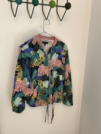 Bomber Zara imprimé tropical été, taille S