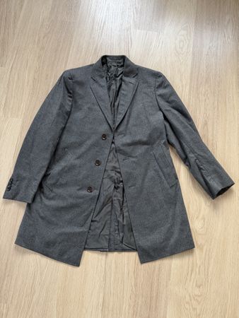 Pal Zileri Herren Mantel Loro Piana Wolle, Gr. M