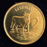 LESOTHO 2 LISENTE 1992 UNZ.