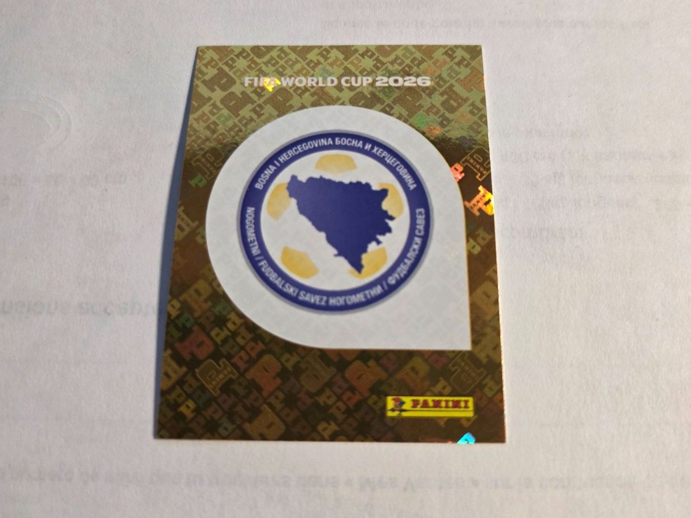 Panini Cartes à collectionner: Panini  2026 BIH 1 – Neuf (Voir description) à Grand-Lancy par Seo67