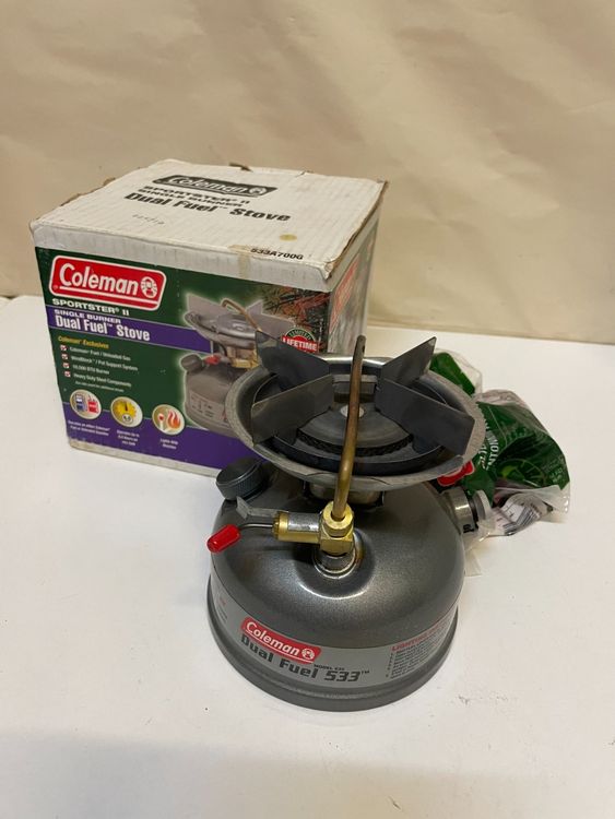 Benzinkocher Coleman 533 Dual Fuel Stove Campingkocher Kaufen auf Ricardo