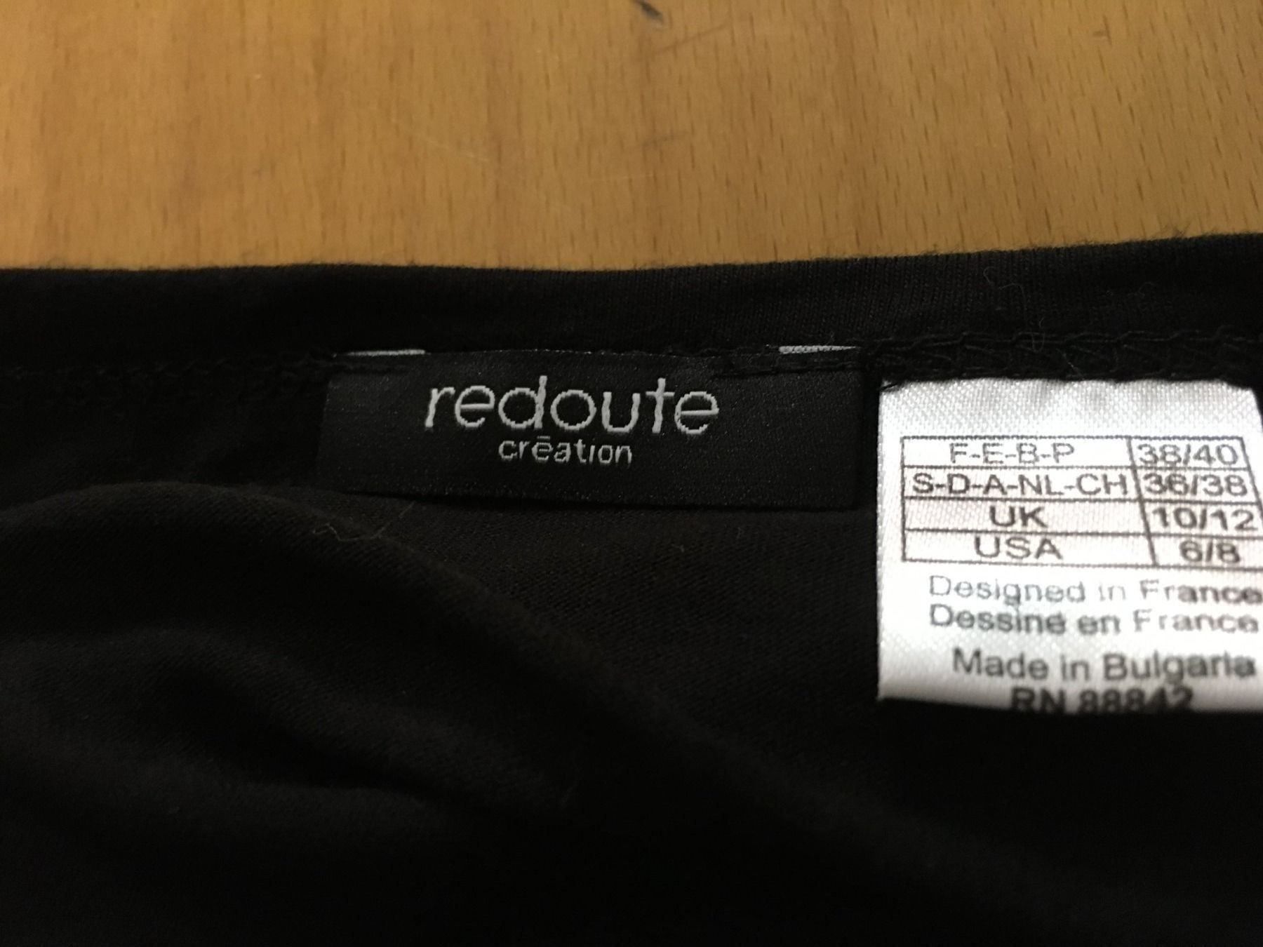 La Redoute T-shirt: LA REDOUTE Nachtshirt, Gr. 38, schwarz – Usato da Arni AG venduto da Mimo007 1