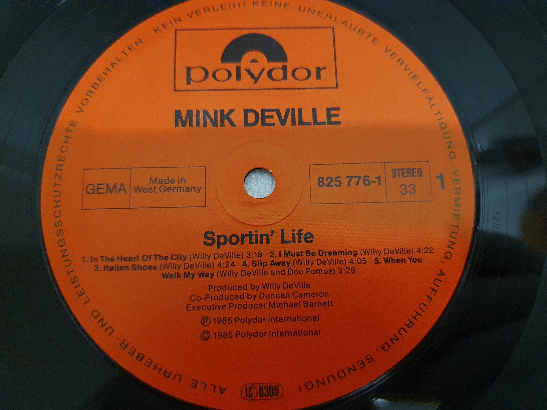 Schallplatten: Mink DeVille – Sportin' Life – Gebraucht aus Uster von Vinyl-Leidenschaft 4