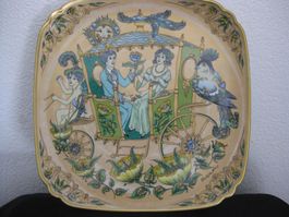 Hutschenreuther Hochzeitsteller 1, O.Winther, 1978, Vintage