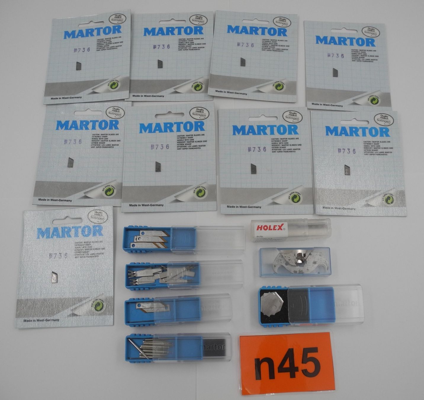 Tutti gli attrezzi: Martor Plotterklingen 736 etc. Nr. n45 – Usato da Kottwil venduto da Crazyrolf