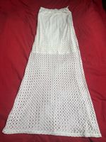 Seppälä Spitzenkleid Gr S, Weiss Sommerkleid Häkelkleif