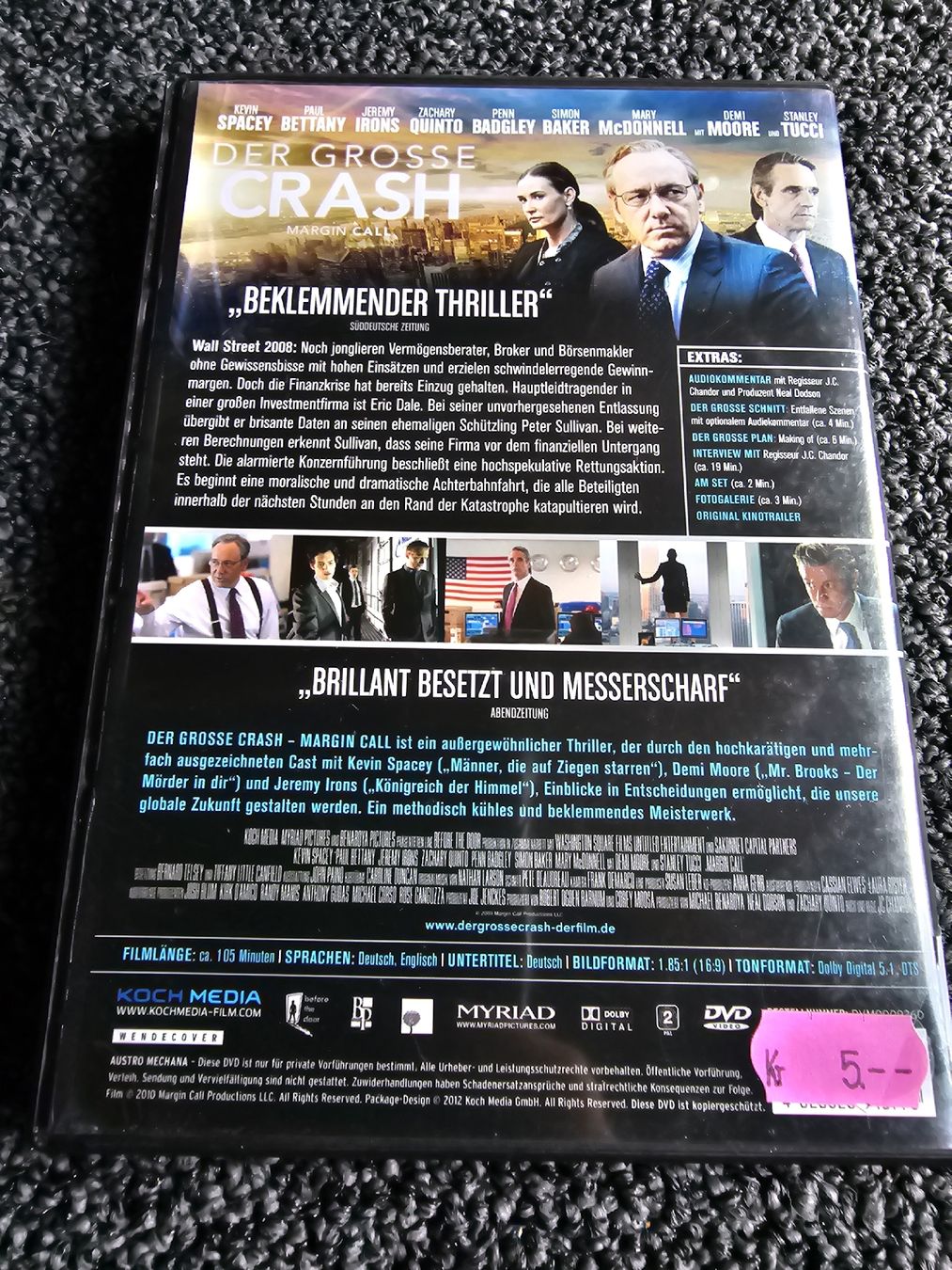 Tutti i DVDs: Der Grosse Crash (21104 – Usato da Ruswil venduto da jan_bxl5 1