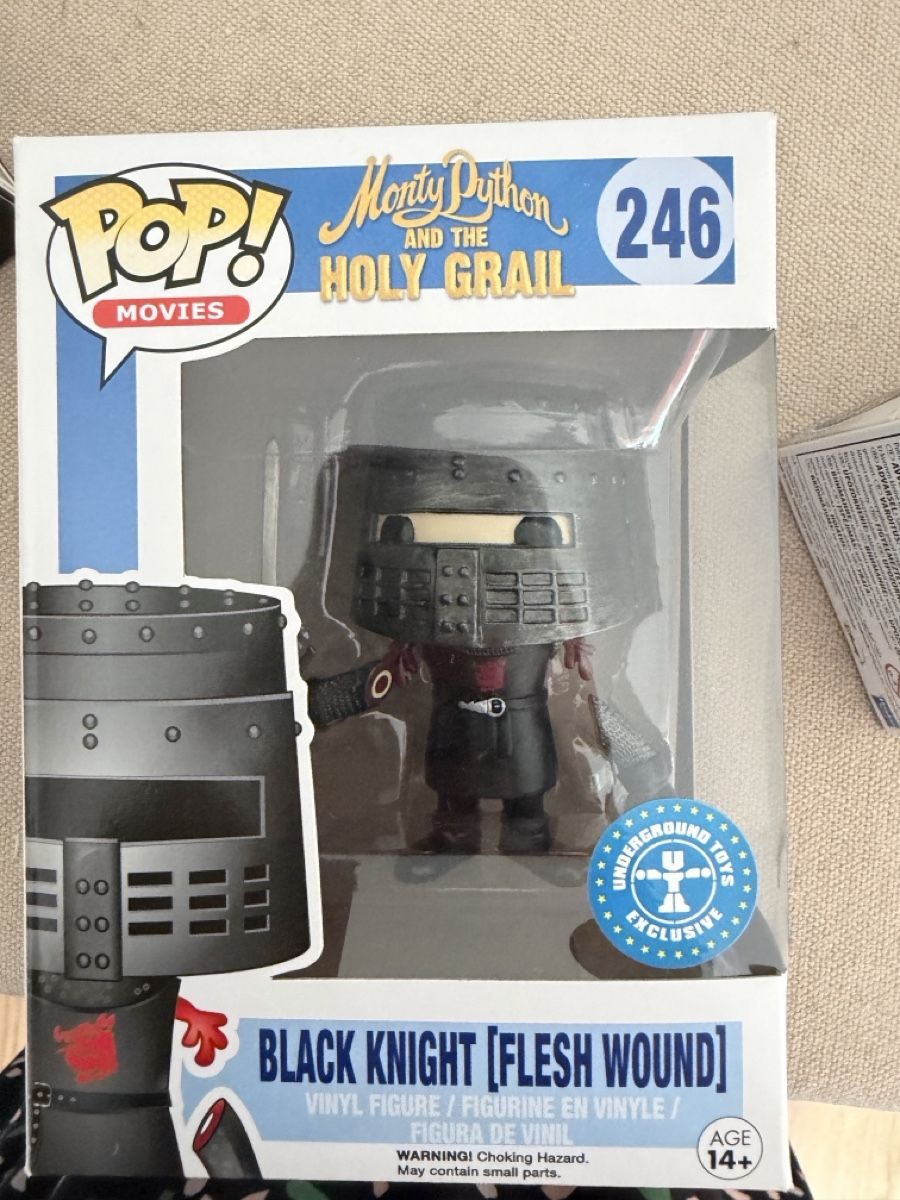 Funko Statuette: Funko Pop Monty Python Black Knight 246 neu – Nuovo e nell'imballaggio originale da Gerlafingen venduto da anj_c7vb