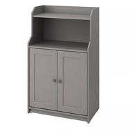 IKEA HAUGA Schrank mit 2 Türen  grau  sehr guter Zustand