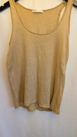 senffarbiges Tank Top gelb Gr S Pull & Bear