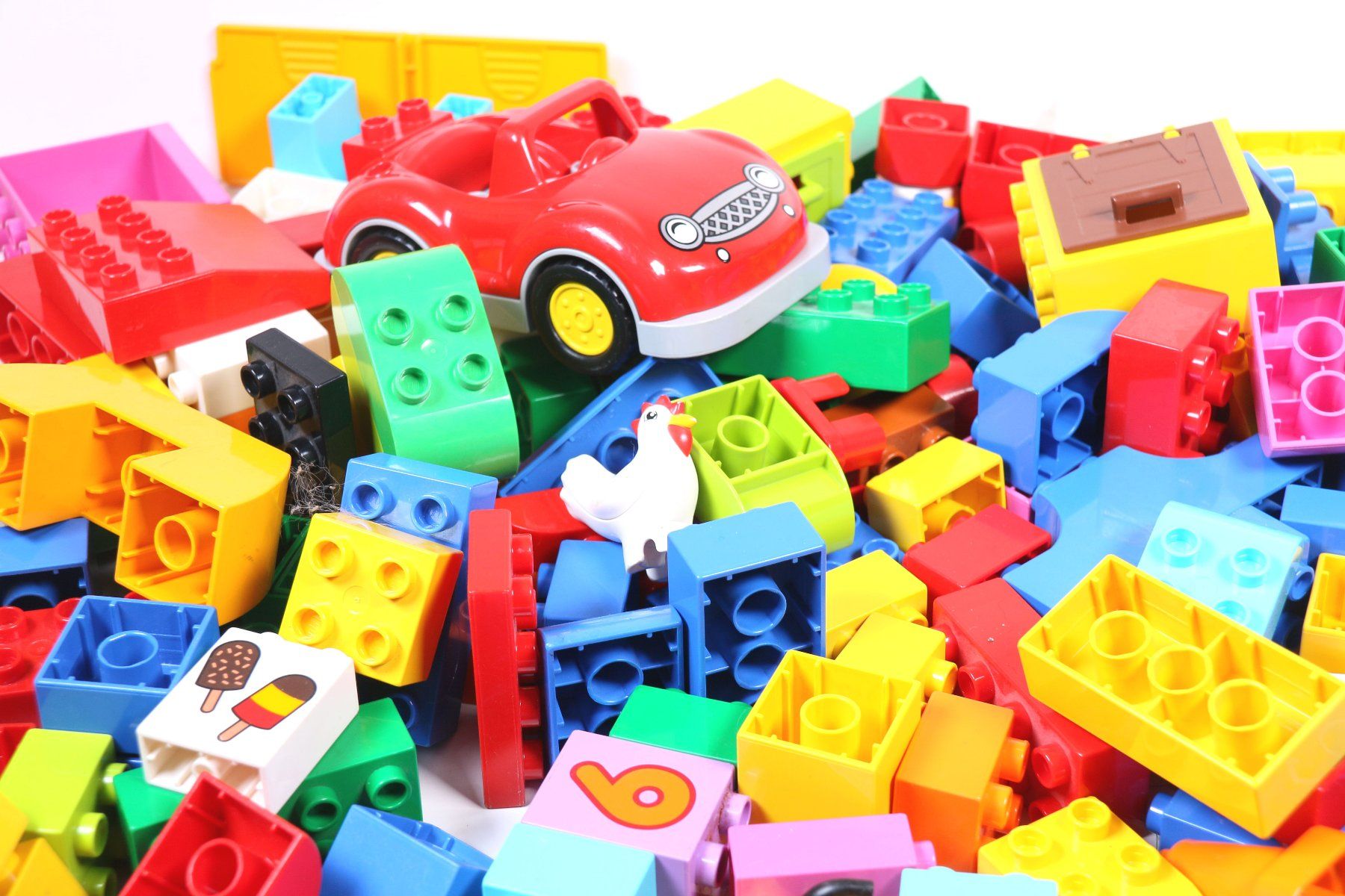 Lego Kit di costruzioni: Duplosteine mit Auto und Eisenbahn – Usato da Hettlingen venduto da Scholi99 1