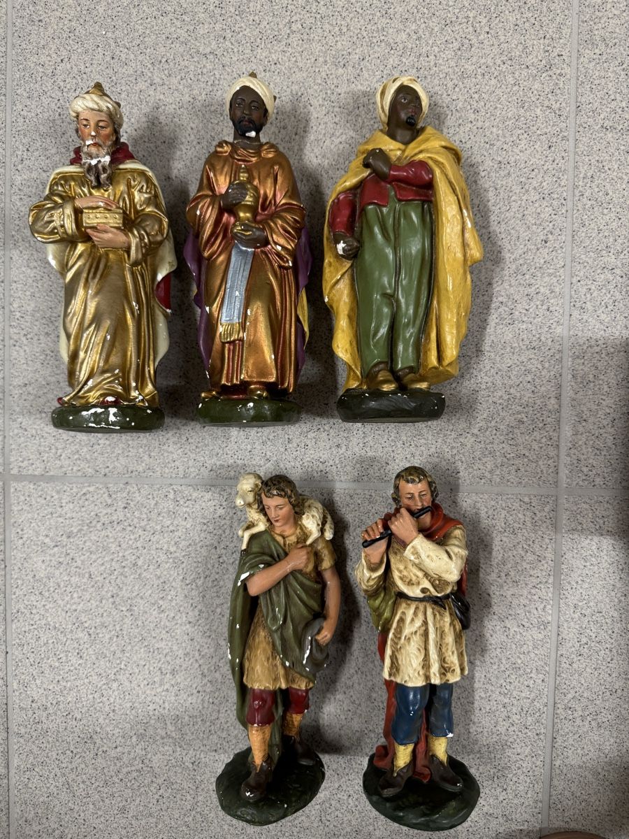 Statuette: Krippenfiguren Keramik,20-teilig – Usato da Felsberg venduto da kat_v2cm 7