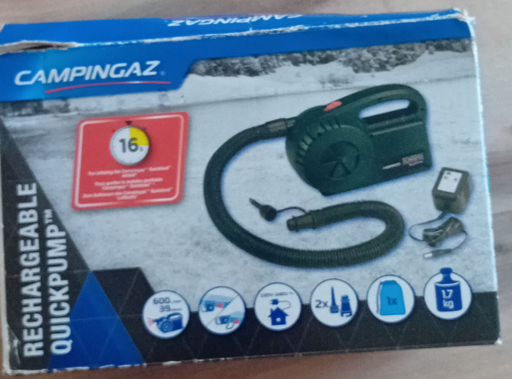 Campingaz Pumpen & Teile: Campingaz Rechargeable Quickpump Electric Air Pump – Gebraucht aus Bern von This_that_other_all