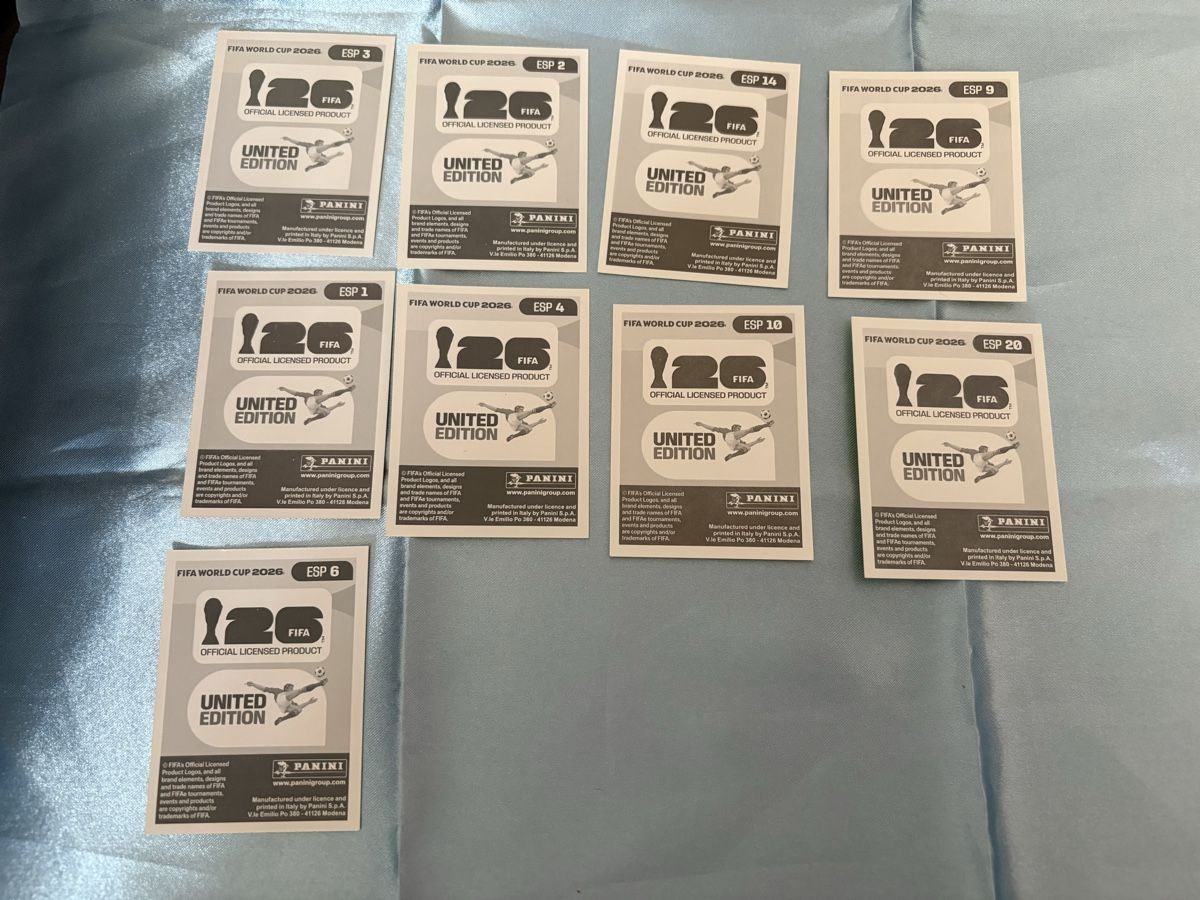 Panini Carte collezionabili: Spanien Panini WM 2026 – Nuovo (secondo la descrizione) da Luzern venduto da jas_bd2h 1