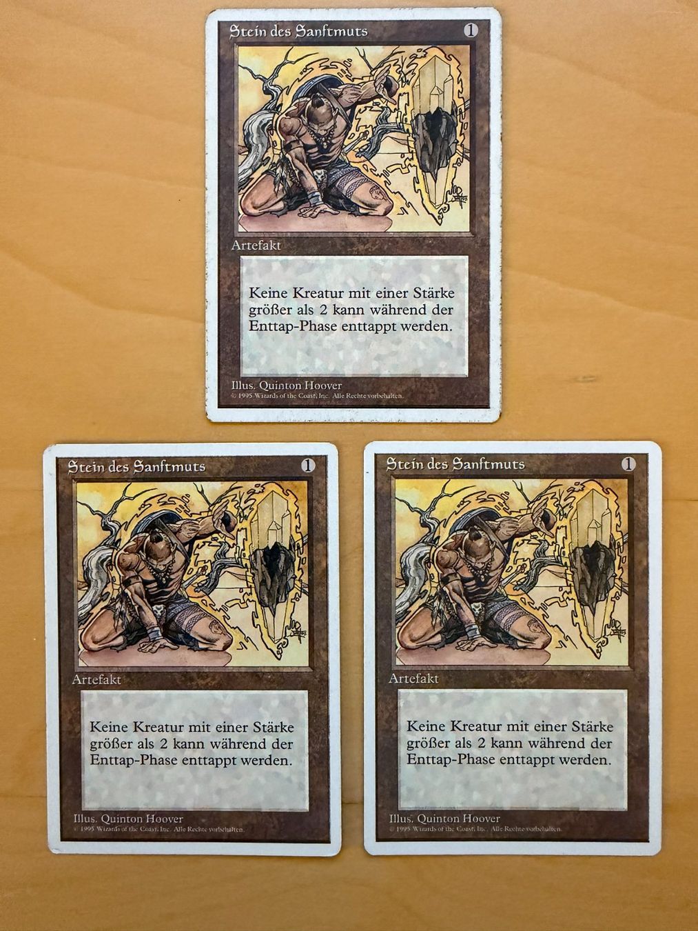 Magic The Gathering Carte collezionabili: 3x Stein des Sanftmuts // Meekstone // 4th Edition // Magic – Usato da Binz venduto da Tempelritter