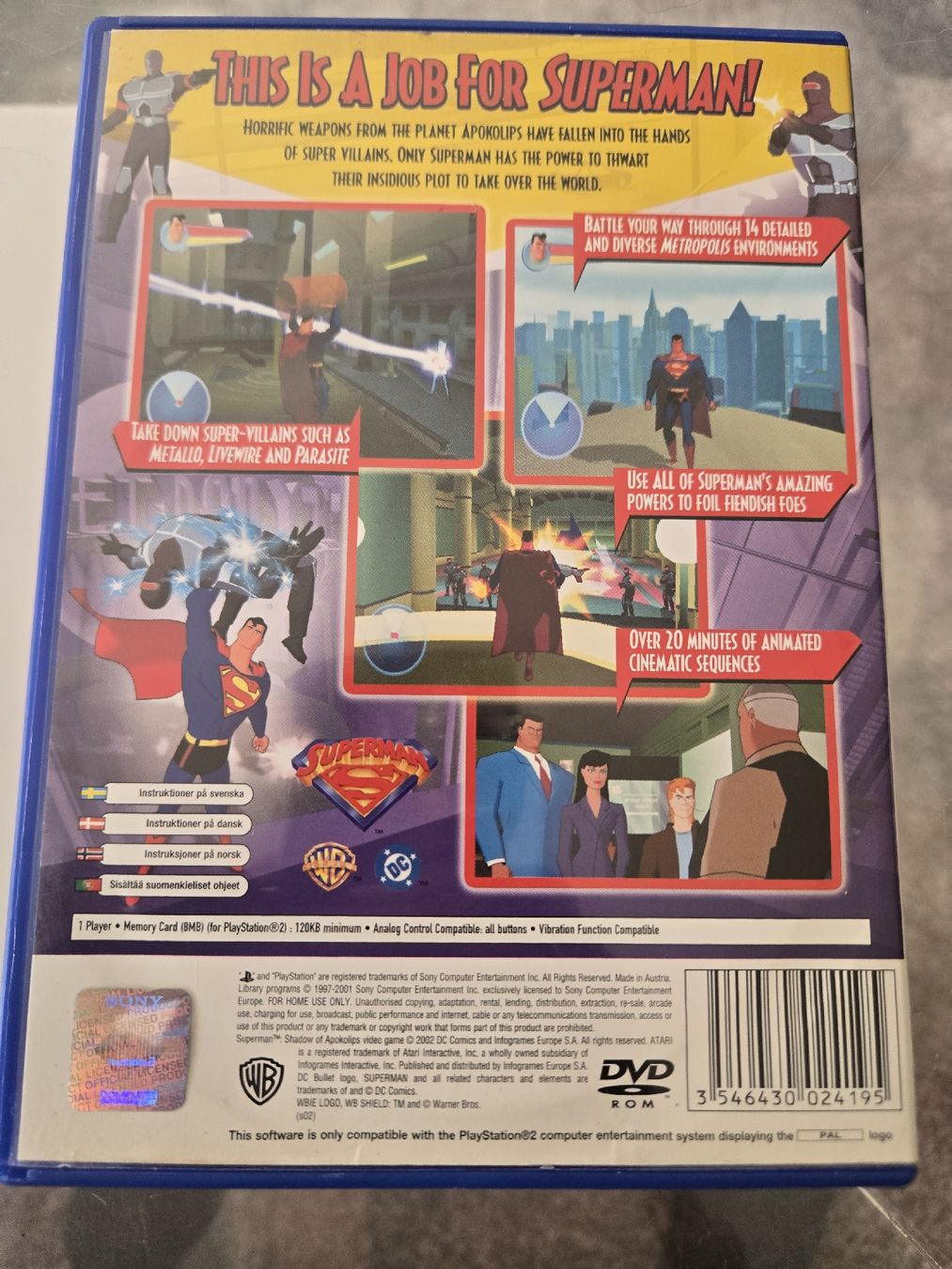 Giochi: Superman Shadow of Apokolips PS2 – Usato da Bussigny venduto da Kfdlt 1