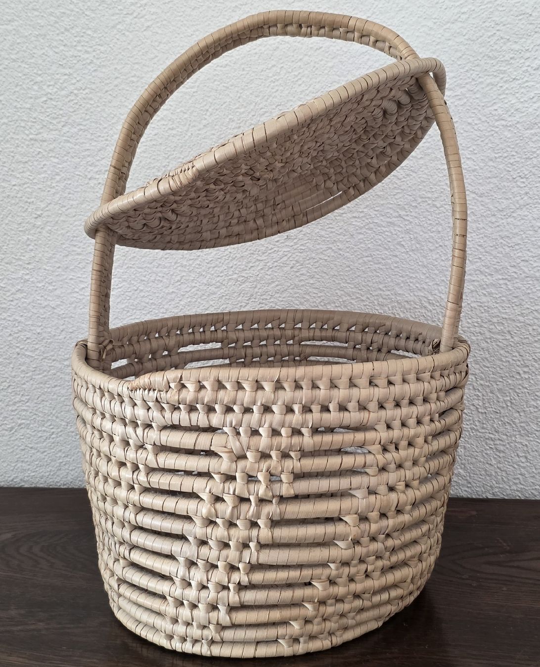 Altro per la casa: Korb mit Deckel rund beige Durchmesser  – Nuovo (secondo la descrizione) da Rheinsulz venduto da Gilea 3