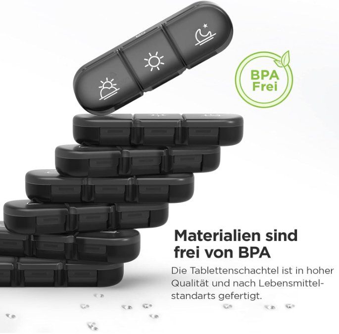 Altro in Cosmetici & Cura: Tragbare Tablettenbox mit großen separaten Fächern – Nuovo (secondo la descrizione) da Thun venduto da Newnewshop 1