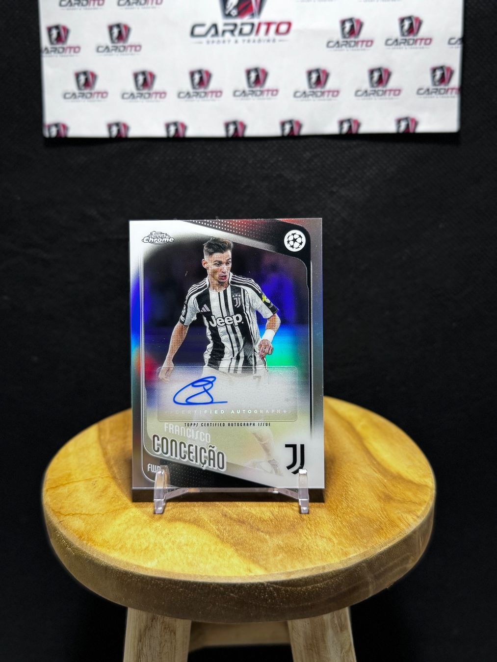 Topps Carte collezionabili: 2025-26 Topps Chrome UCC Francisco Conceiçao base auto – Usato da Reconvilier venduto da Cardito