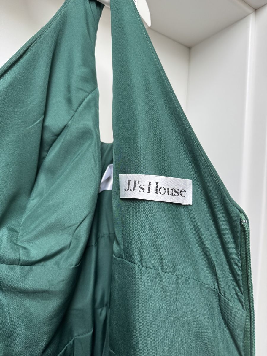 JJ’s House Vestiti: Dunkelgrünes Abendkleid mit Schlitz – Usato da Elgg venduto da fra_9p7j 2