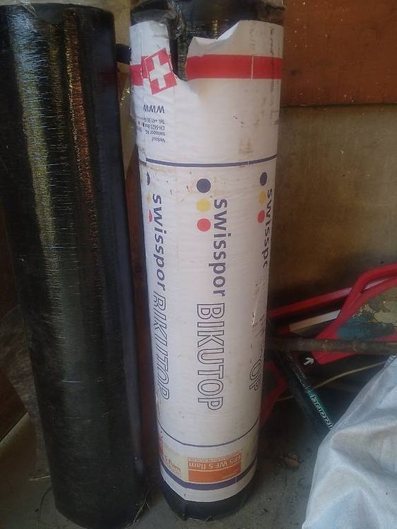 Abdichtungsrolle Swisspor Bitumen EP5 WF S flam (Gebraucht) in Riehen ...