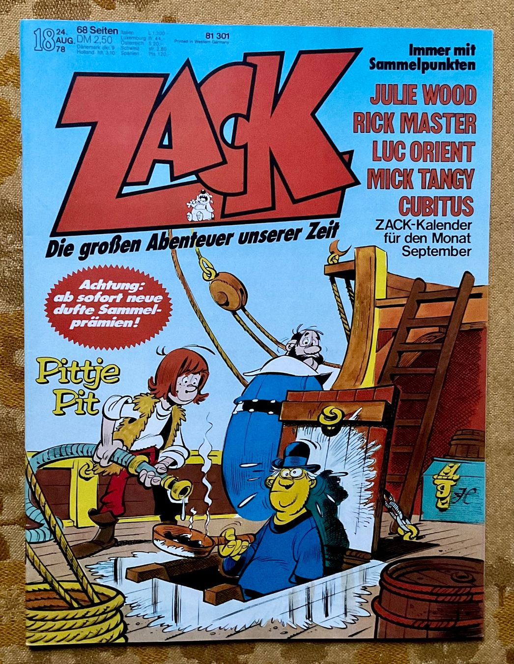 BD: Zack Heft Nr 18 von 1978 – D'occasion à Endingen par nathan05