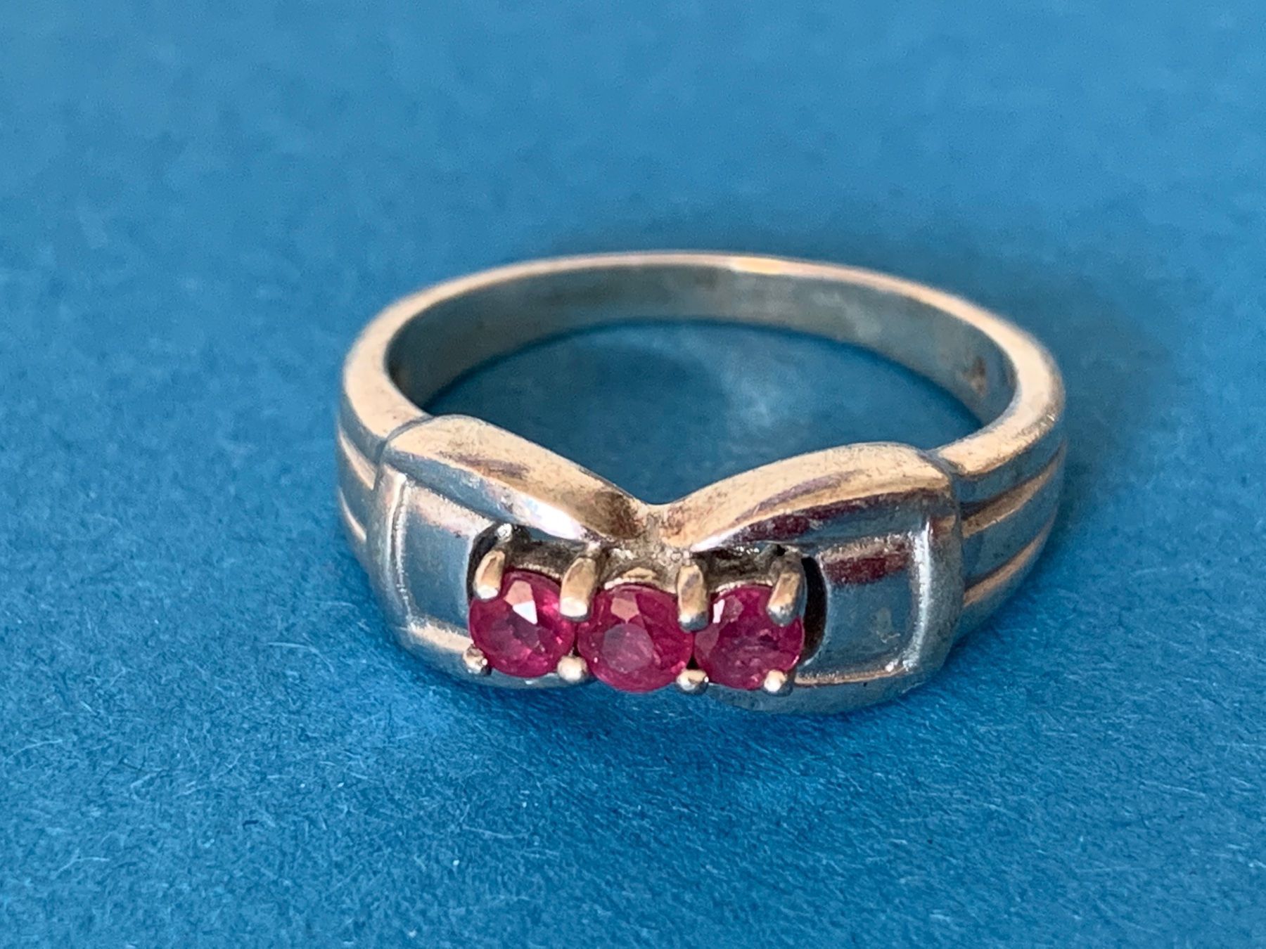 Anelli: Silberring pinke masche (54) – Usato da Laufen venduto da belleskulptur