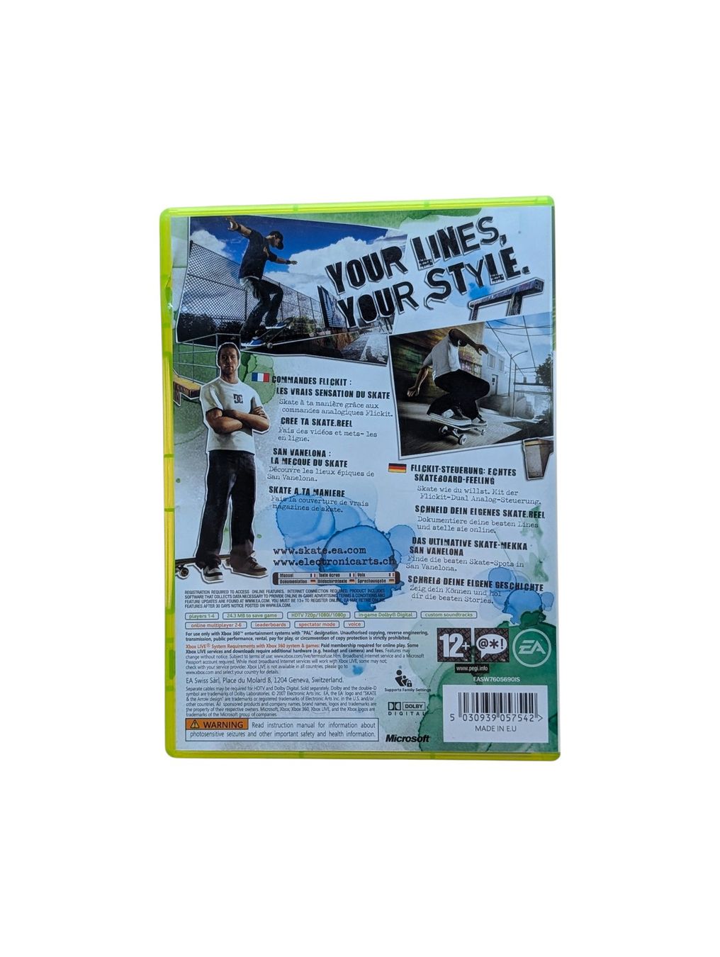 Microsoft Jeux: Skate Xbox 360 – D'occasion à Domat/Ems par IsseldorsShop 1