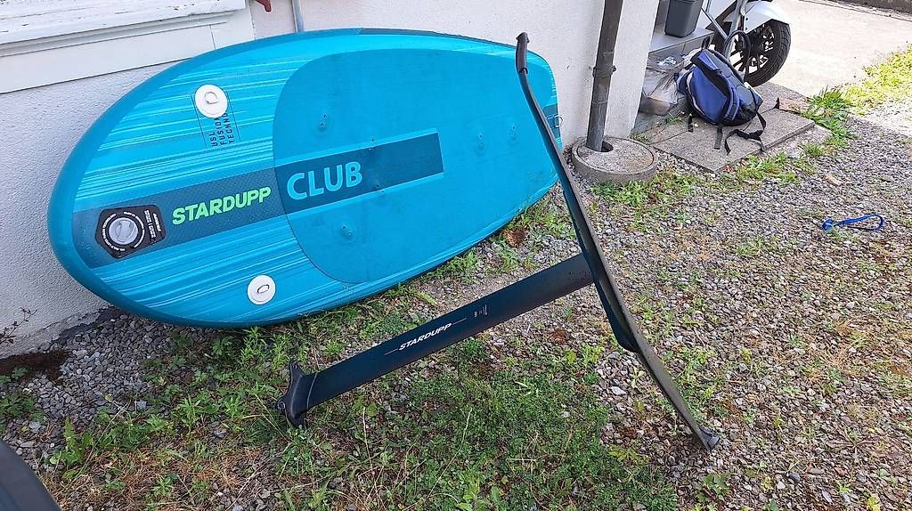 Tavole da surf e di nuoto: Gebrauchtes Board mit  Carbon Foil 2025 – Usato da Brunnen venduto da Tomi25 4