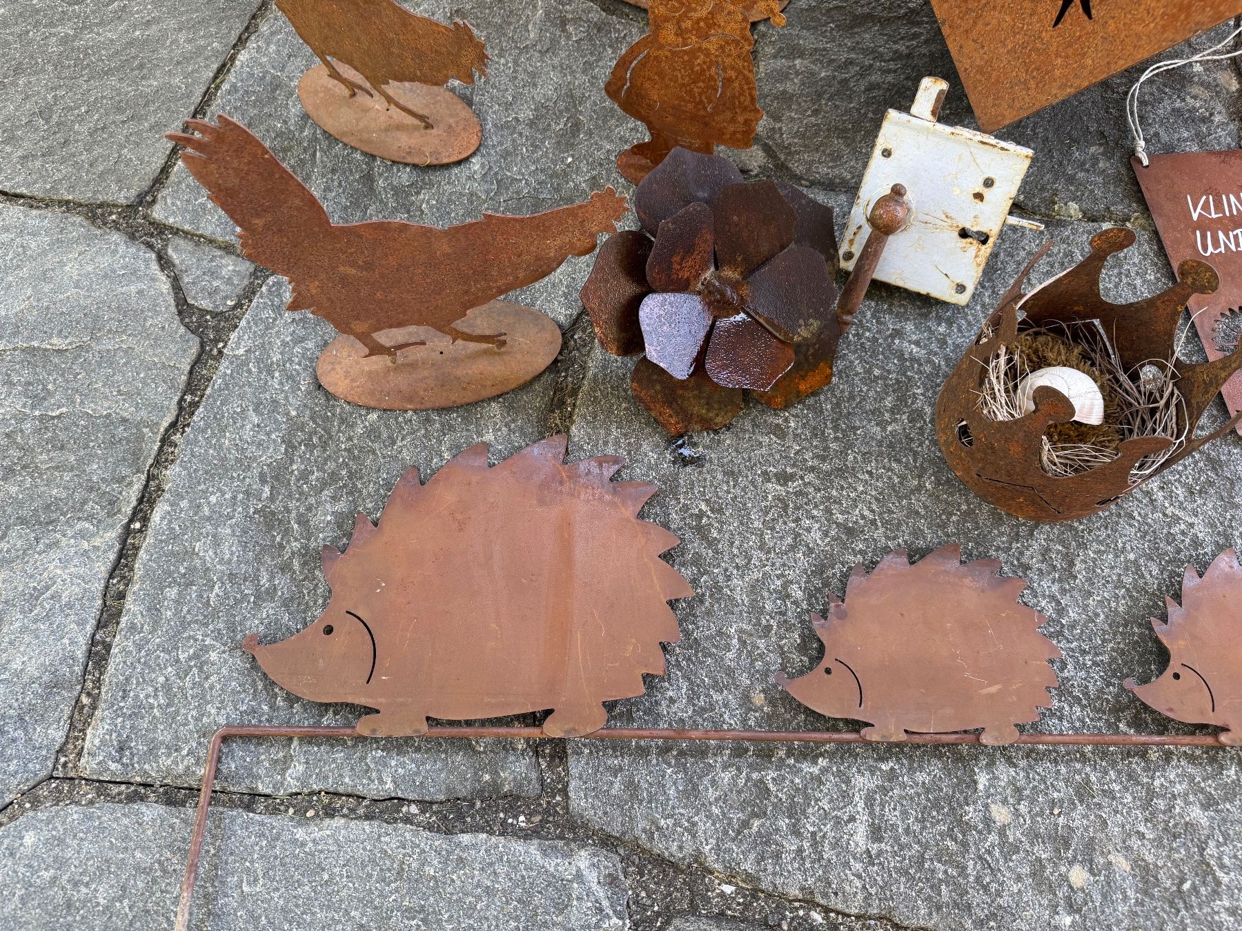 Alle Dekorationen: Rost Stahl Gartendekoration – Gebraucht aus Kestenholz von cvx_889vv 2