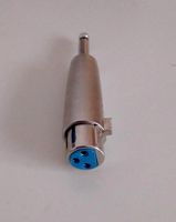 Adaptateur, Adapter Klinkenstecker 6,3 mm mono / Buchse XLR