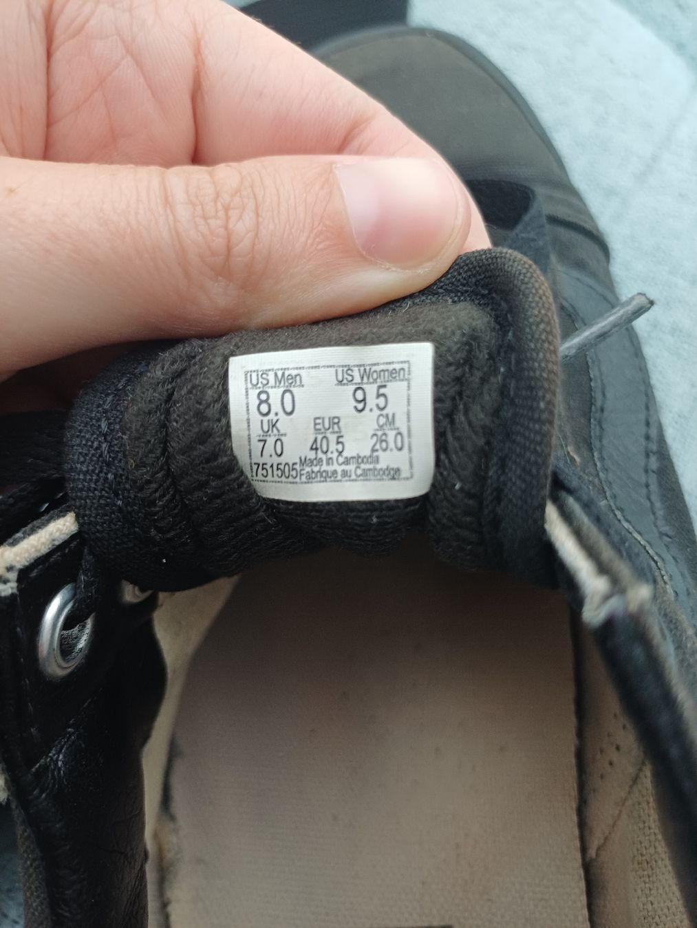 Vans Herrenschuhe: Vans Sneaker schwarz 40.5 – Gebraucht aus Weinfelden von LAUI2 3