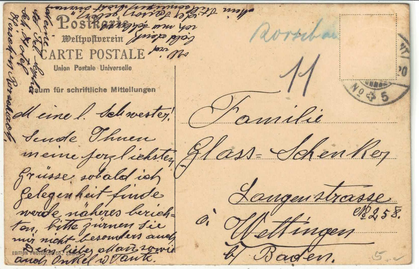 Cartoline postali: Abenstimmung am Bodensee - Dampfschiff – Usato da Ettingen venduto da Kartenplanet 1