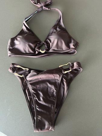 Neues dunkelbraunes Bikini