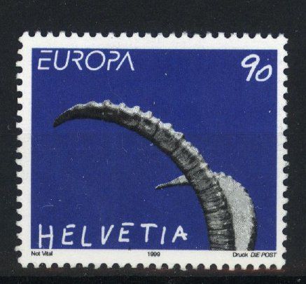 Alle Briefmarken: 1999, Europa Schweizer Nationalpark ** – Gebraucht aus Willisau von Vollstempel