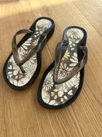 Schöni Flip Flops/Zehentrenner mit Muster, Grösse 37