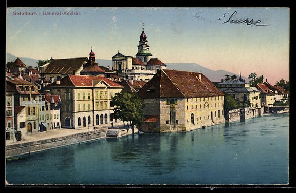 Cartes postales: AK Solothurn, General-Ansicht – D'occasion à Berlin par bartko-reher